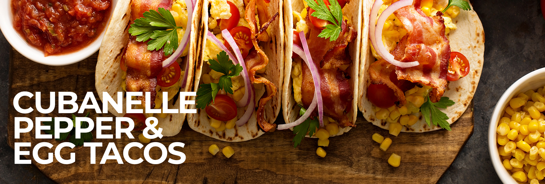 Cubanelle Pepper & Egg Tacos