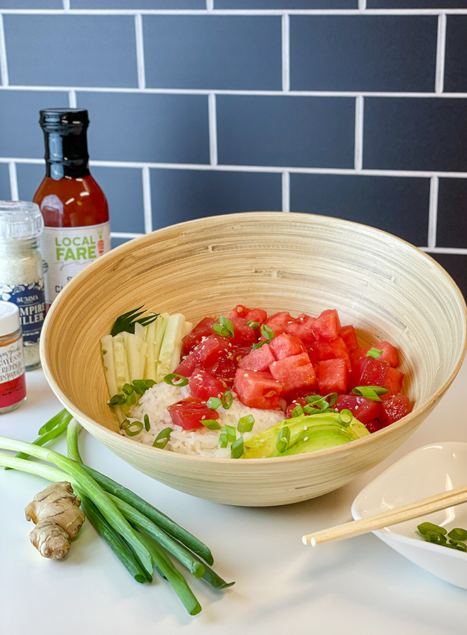 watermelon tuna poke bowl local fare jax recipe chef bordeaux watermelon tuna poke bowl local fare jax recipe chef bordeaux