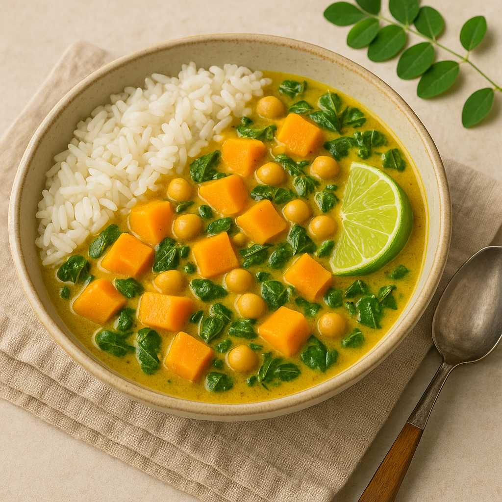 moringa sweet potato curry local fare jax recipe
