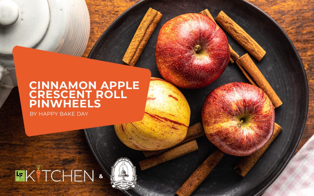 Cinnamon Apple Crescent Roll Pinwheels banner