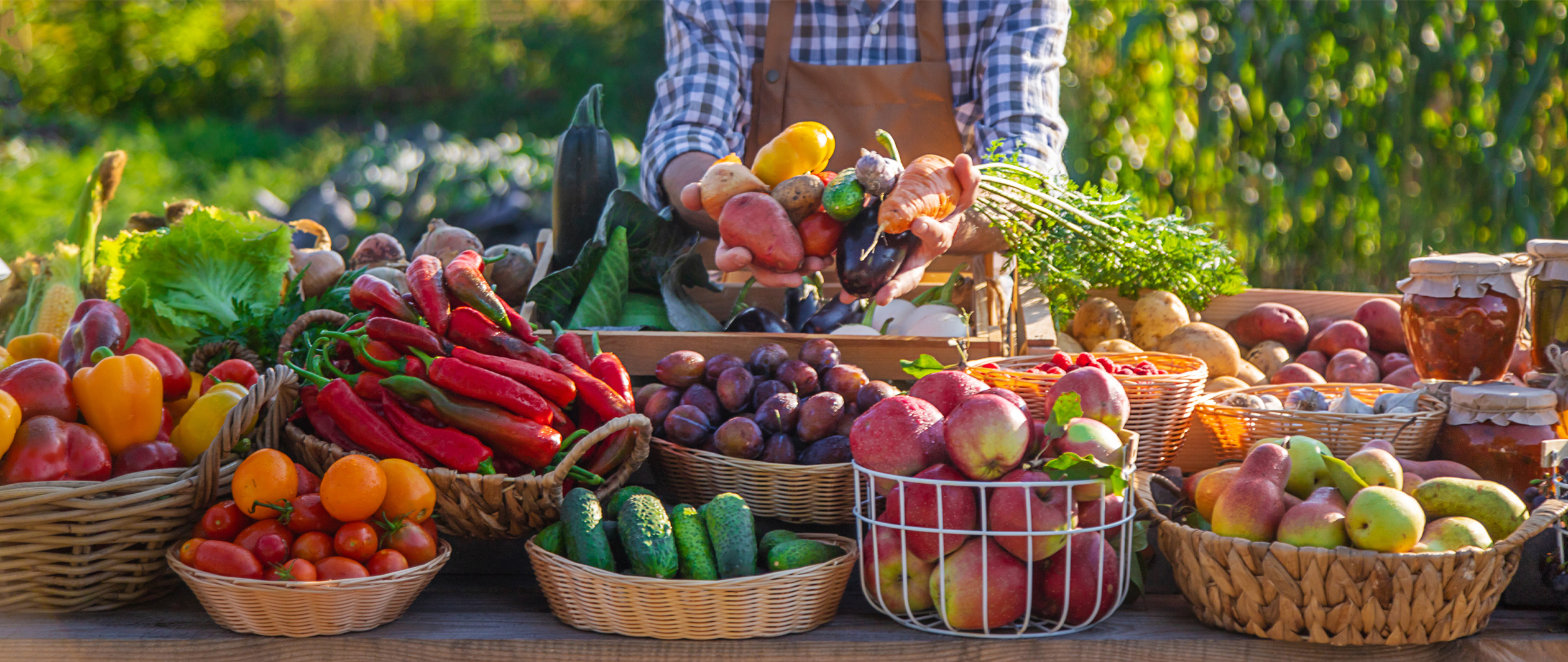 Fresh Local Produce - Farmers Market Near Me - Delivery Banner