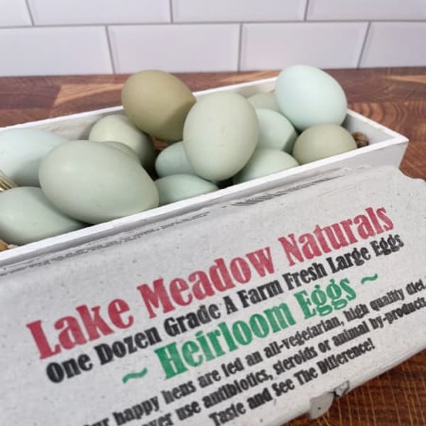 Lake Meadow Heirloom eggs