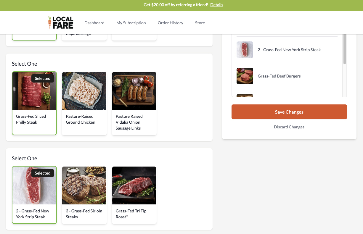 Steak box local fare jax rancher box butcher box alternative
